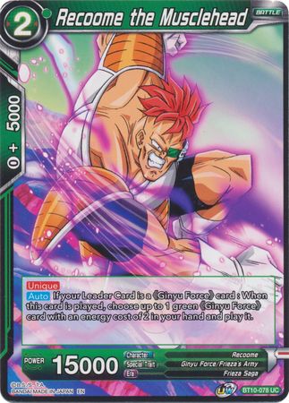 Recoome the Musclehead (BT10-078) [Rise of the Unison Warrior 2nd Edition] | Good Games Adelaide SA