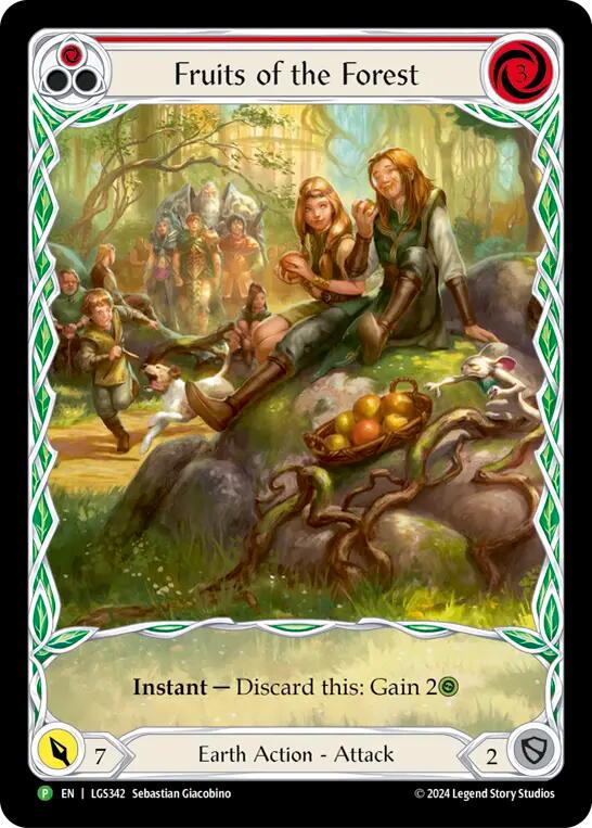 Fruits of the Forest (Red) [LGS342] (Promo)  Rainbow Foil | Good Games Adelaide SA