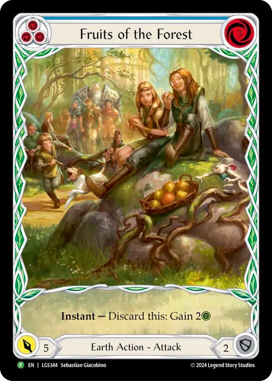 Fruits of the Forest (Blue) [LGS344] (Promo)  Rainbow Foil | Good Games Adelaide SA