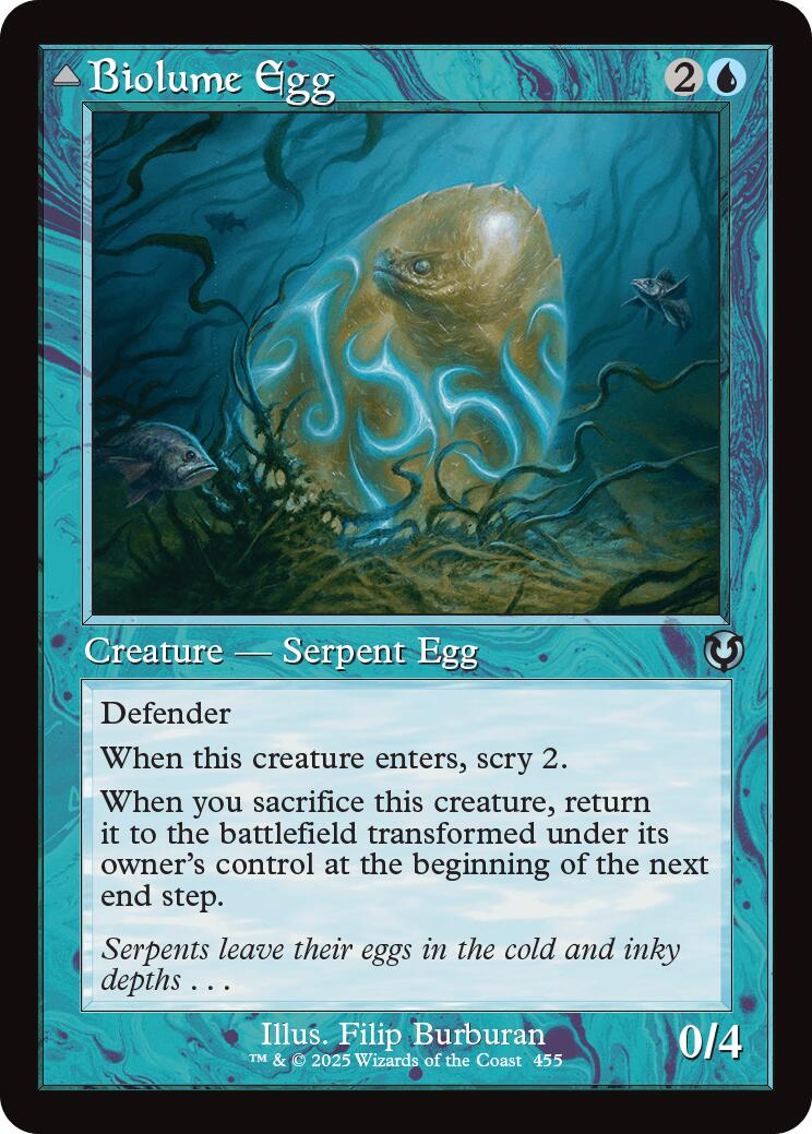 Biolume Egg // Biolume Serpent (Retro Frame) [Innistrad Remastered] | Good Games Adelaide SA