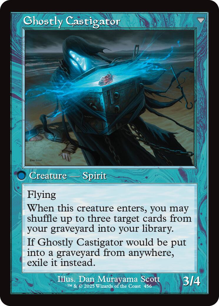 Covetous Castaway // Ghostly Castigator (Retro Frame) [Innistrad Remastered] | Good Games Adelaide SA