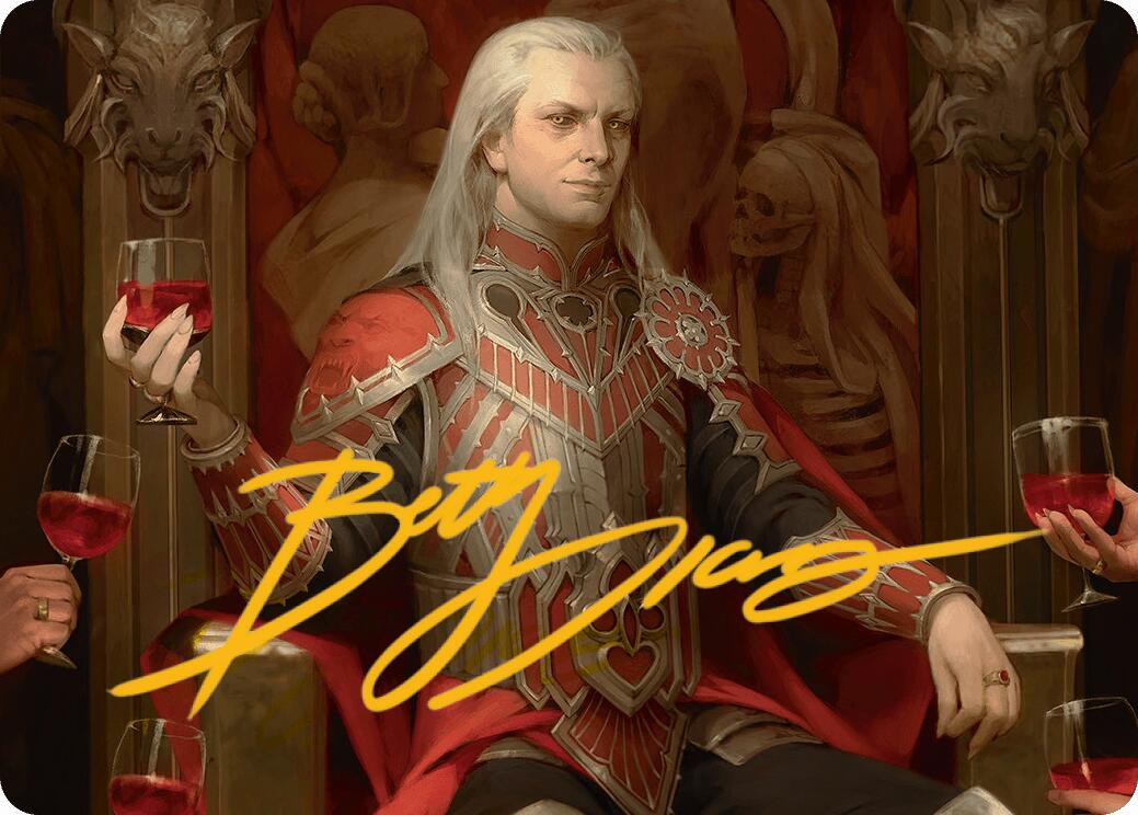 Edgar Markov Art Card (Gold-Stamped Signature) [Innistrad Remastered Art Series] | Good Games Adelaide SA