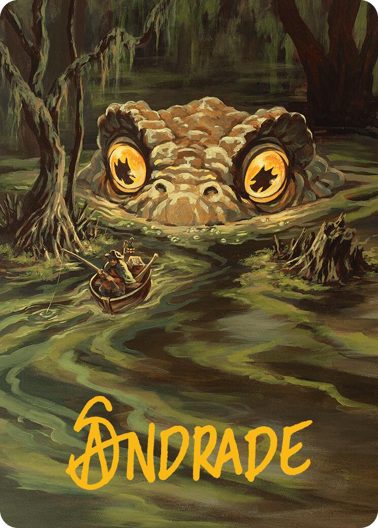 The Gitrog Monster Art Card (Gold-Stamped Signature) [Innistrad Remastered Art Series] | Good Games Adelaide SA