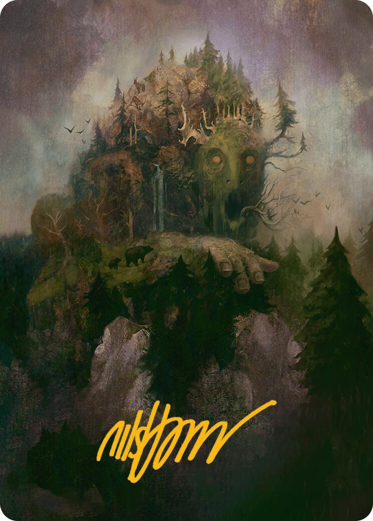 Cultivator Colossus Art Card (Gold-Stamped Signature) [Innistrad Remastered Art Series] | Good Games Adelaide SA
