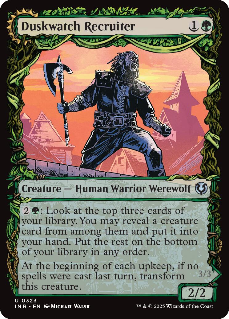 Duskwatch Recruiter // Krallenhorde Howler (Showcase) [Innistrad Remastered] | Good Games Adelaide SA