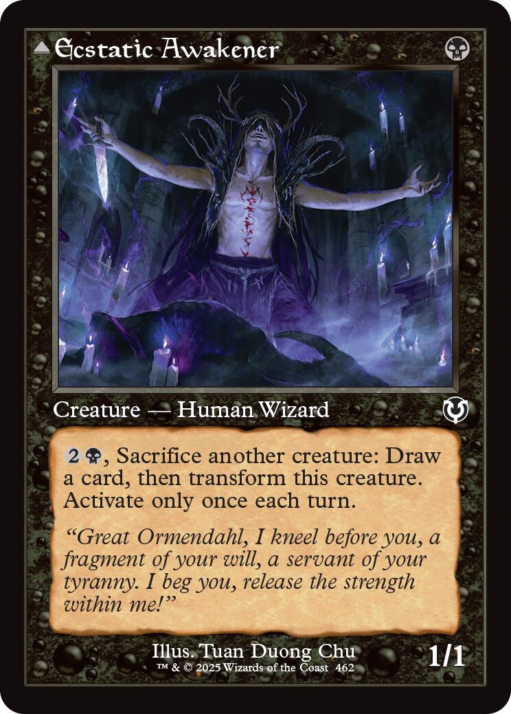 Ecstatic Awakener // Awoken Demon (Retro Frame) [Innistrad Remastered] | Good Games Adelaide SA