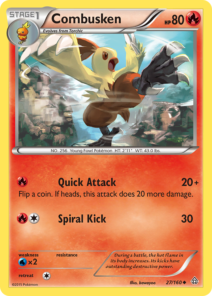 Combusken (27/160) [XY: Primal Clash] | Good Games Adelaide SA