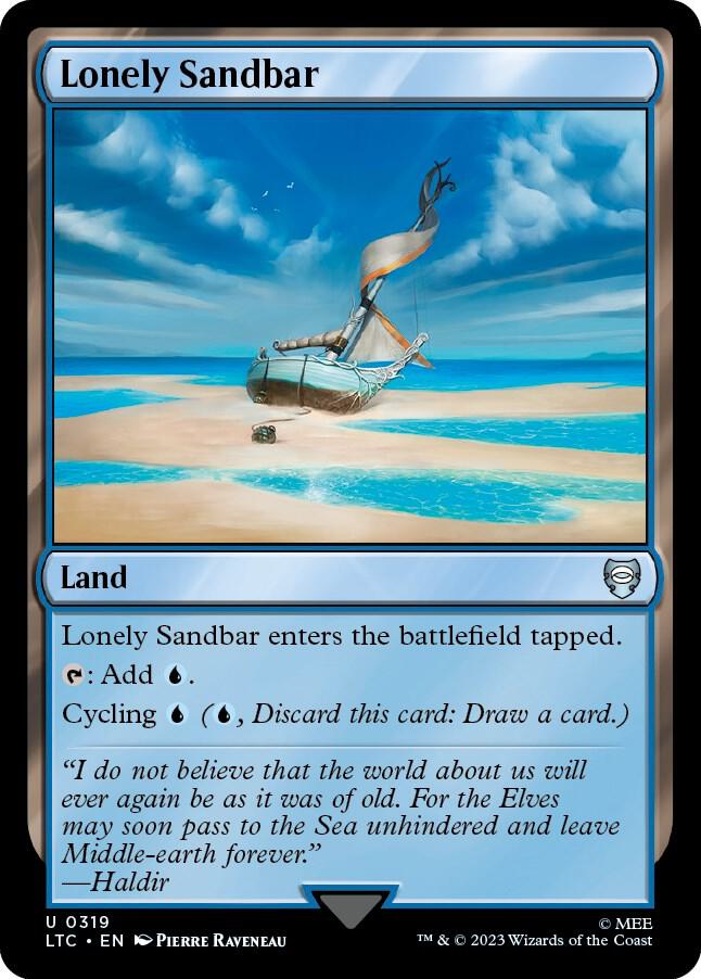 Lonely Sandbar 319 (Commander: The Lord of the Rings: Tales of Middle-earth)  | Good Games Adelaide SA
