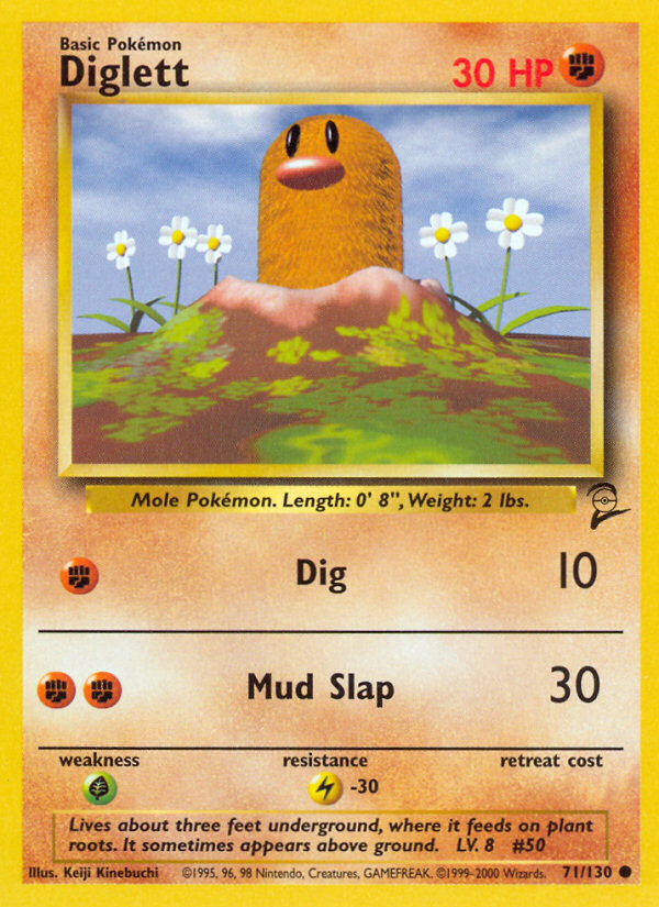 Diglett (71/130) [Base Set 2] | Good Games Adelaide SA