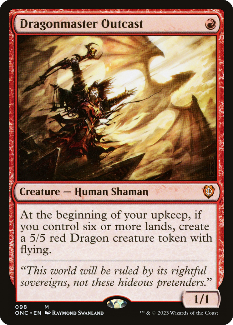 Dragonmaster Outcast [Phyrexia: All Will Be One Commander] | Good Games Adelaide SA
