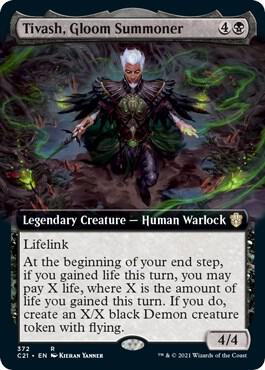 Tivash Gloom Summoner Extended Art 372 (Commander 2021)  | Good Games Adelaide SA