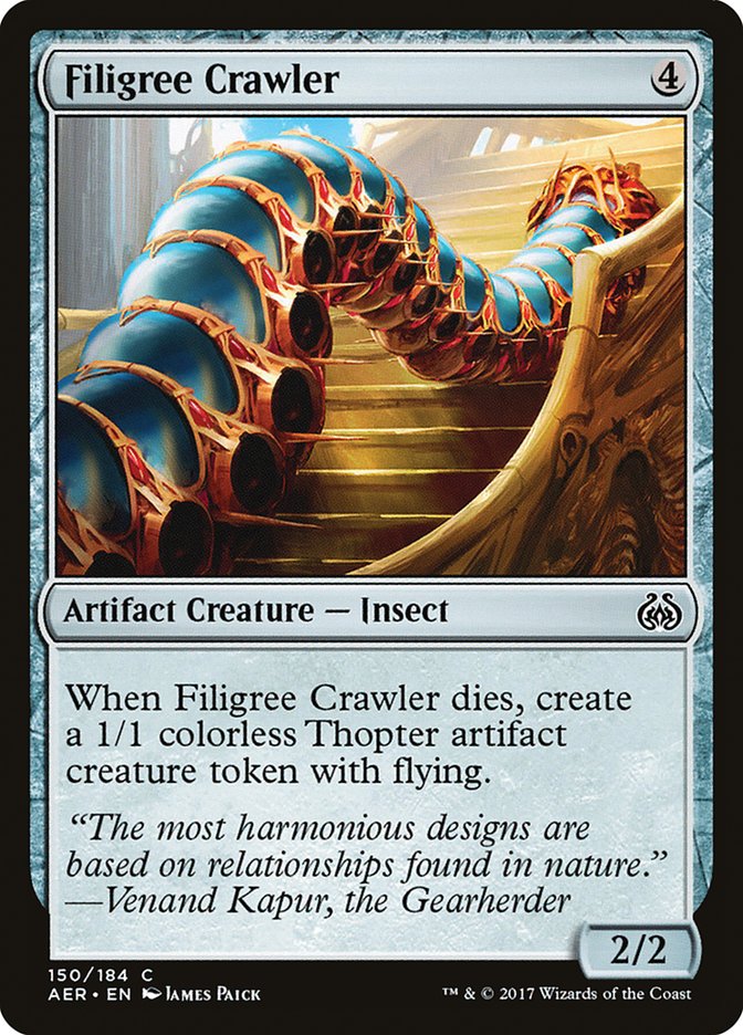 Filigree Crawler 150 (Aether Revolt)  - Foil | Good Games Adelaide SA