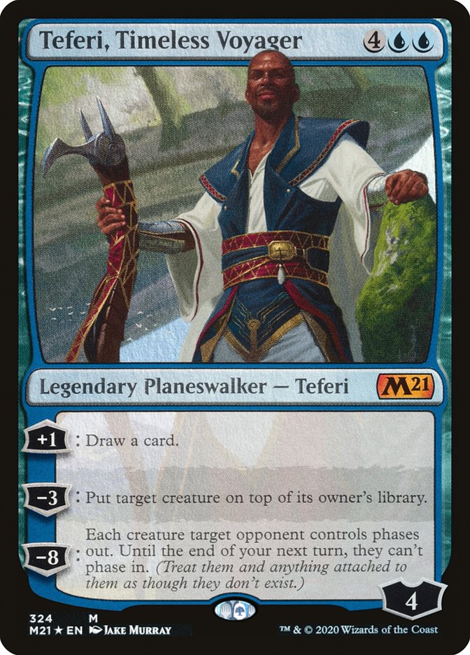Teferi, Timeless Voyager 324 (Core Set 2021)  - Foil | Good Games Adelaide SA