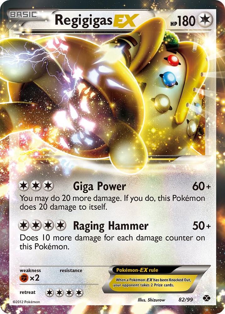 Regigigas EX 82/99 (Next Destinies)  - Holofoil | Good Games Adelaide SA