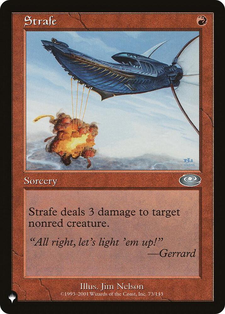 Strafe 73/143 (The List Reprints)  | Good Games Adelaide SA