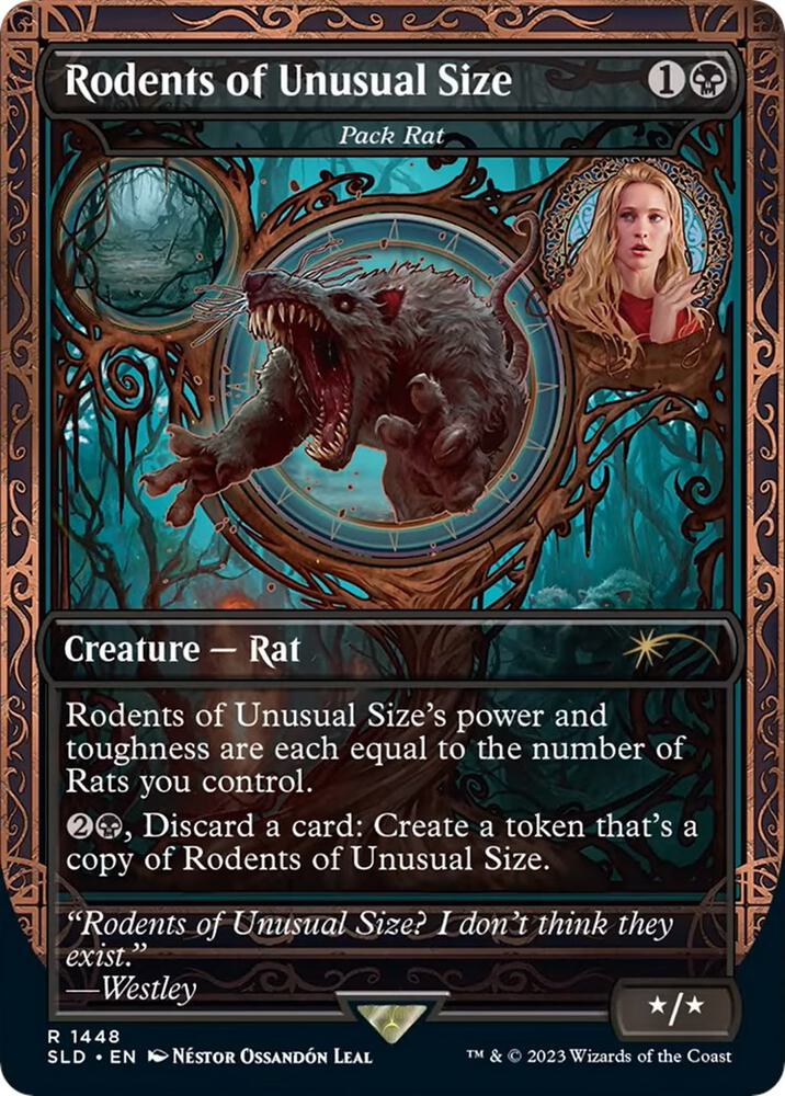 Rodents of Unusual Size Pack Rat 1448 (Secret Lair Drop Series)  - Foil | Good Games Adelaide SA