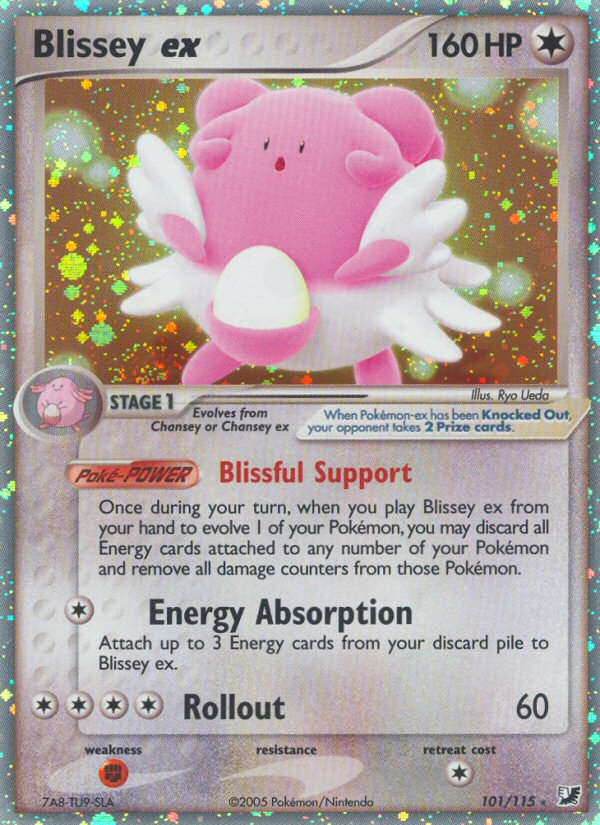 Blissey ex (101/115) [EX: Unseen Forces] | Good Games Adelaide SA