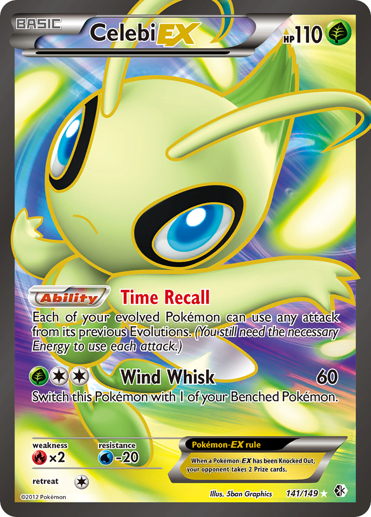 Celebi EX (141/149) [Black & White: Boundaries Crossed] | Good Games Adelaide SA