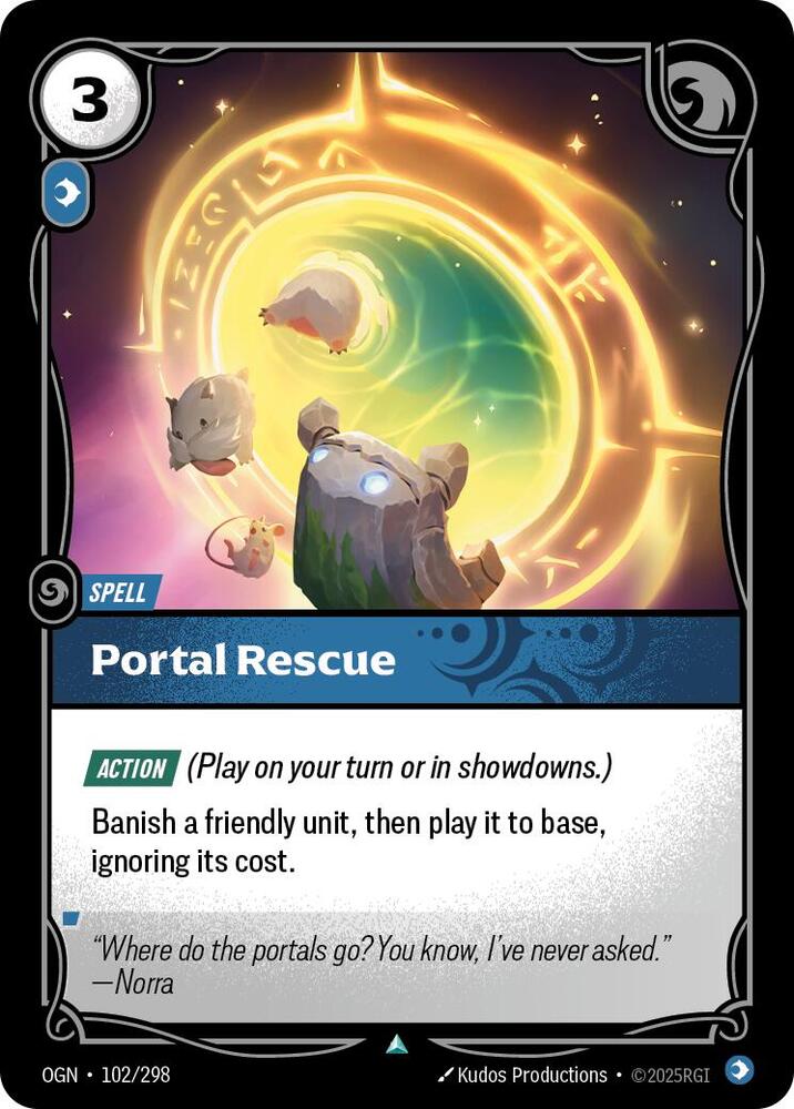 Portal Rescue 102/298 (Origins)  | Good Games Adelaide SA