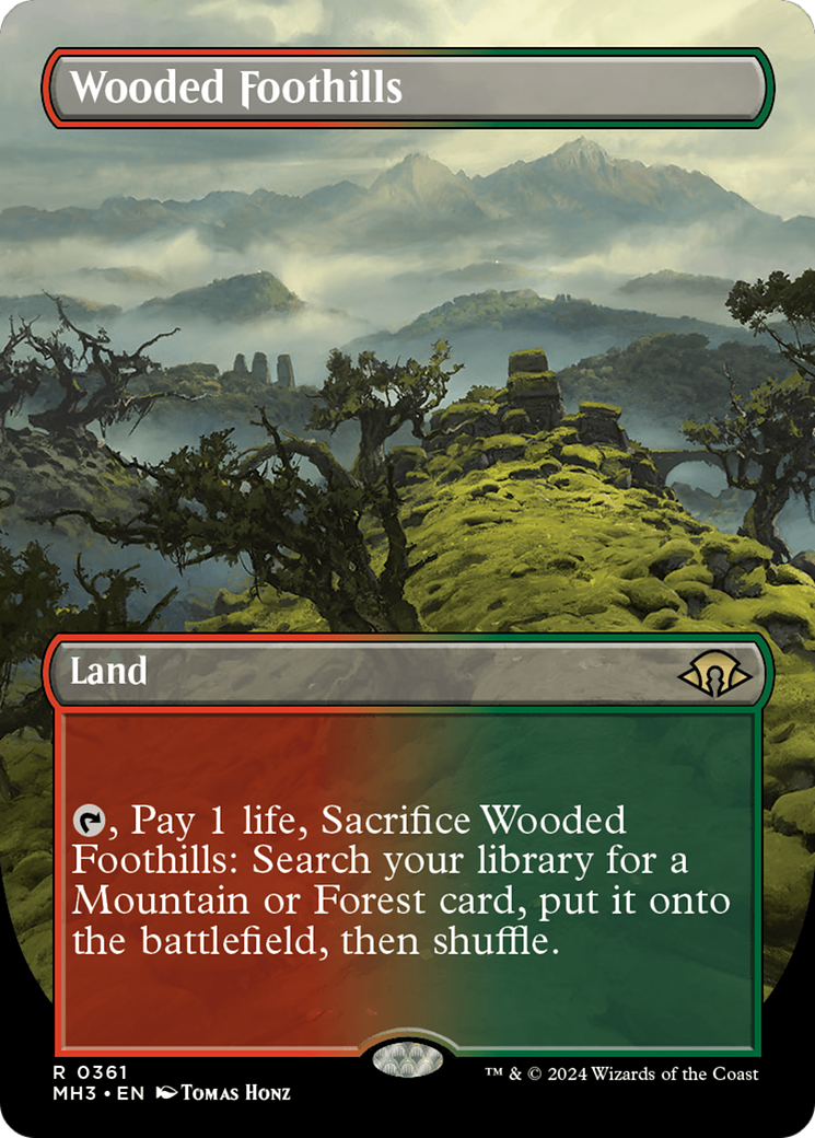 Wooded Foothills (Borderless) [Modern Horizons 3] | Good Games Adelaide SA