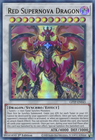 Red Supernova Dragon [GFTP-EN045] Ultra rare | Good Games Adelaide SA