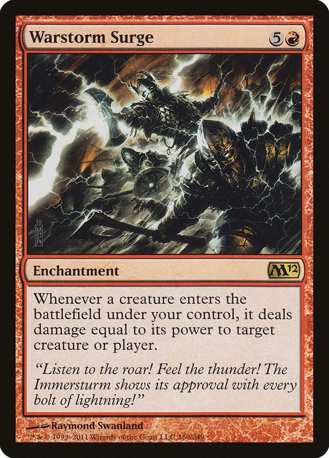 Warstorm Surge 160 (Magic 2012 (M12))  - Foil | Good Games Adelaide SA