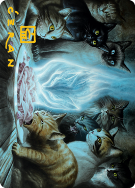 Can't Stay Away Art Card (Gold-Stamped Signature) [Innistrad: Midnight Hunt Art Series] | Good Games Adelaide SA