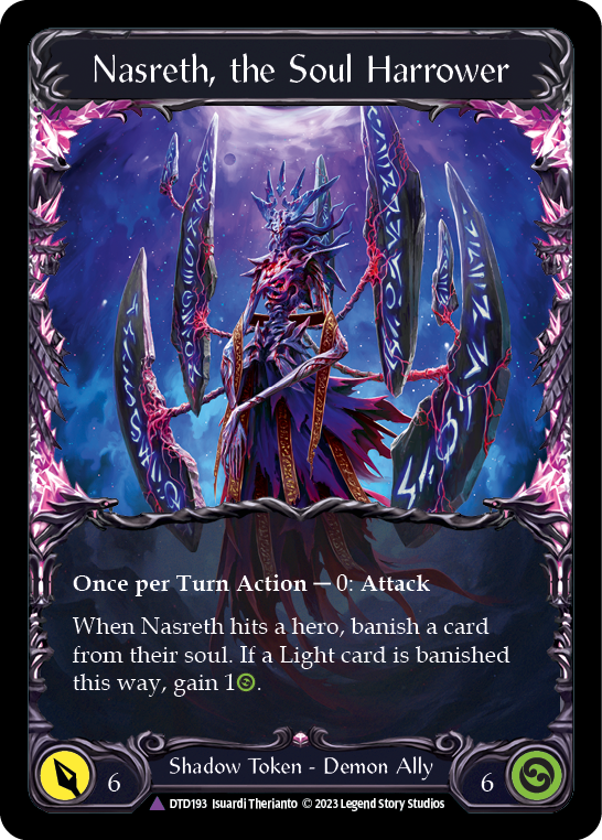 Nasreth, the Soul Harrower (Marvel) [DTD193-CF] (Dusk Till Dawn)  Cold Foil | Good Games Adelaide SA