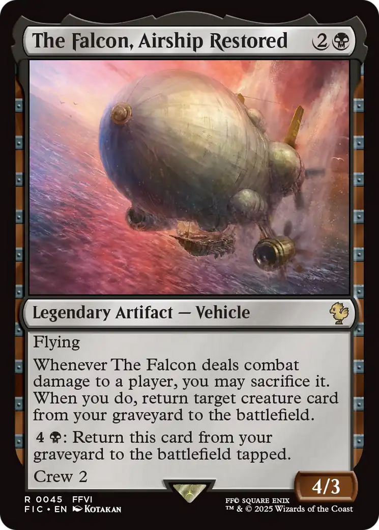 The Falcon, Airship Restored [FINAL FANTASY Commander] | Good Games Adelaide SA