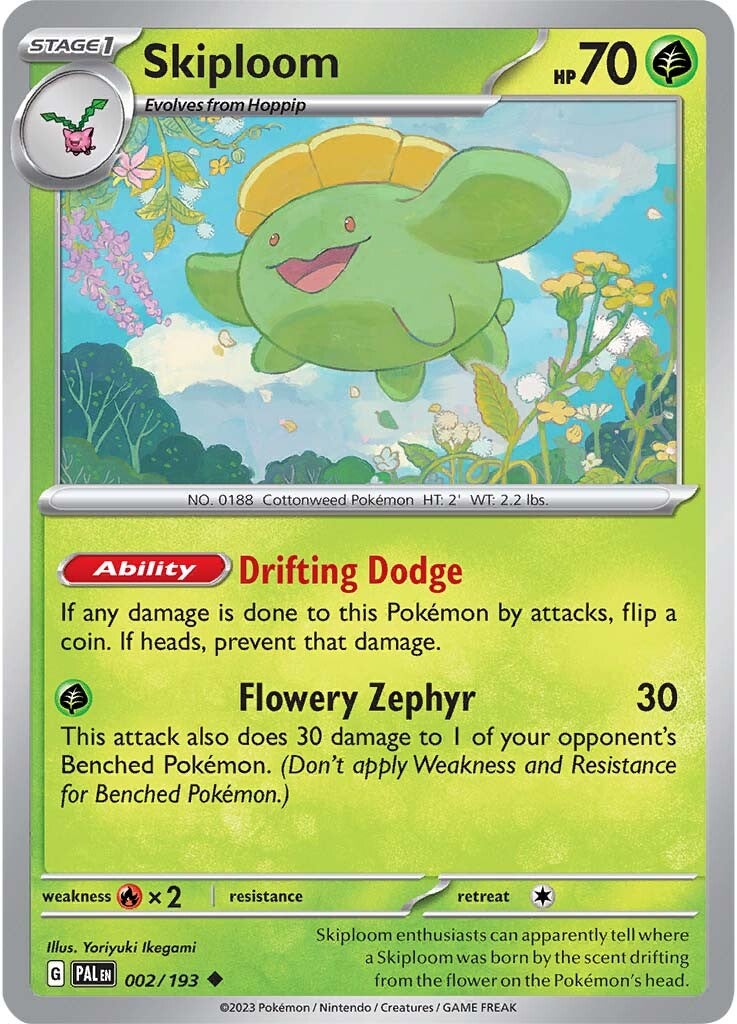 Skiploom (002/193) [Scarlet & Violet: Paldea Evolved] | Good Games Adelaide SA