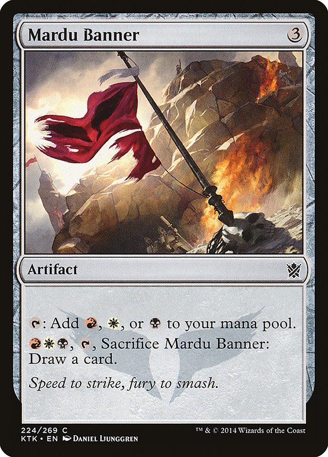 Mardu Banner 224 (Khans of Tarkir)  - Foil | Good Games Adelaide SA