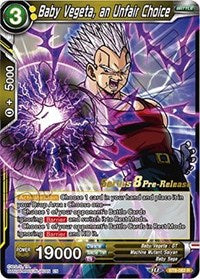 Baby Vegeta, an Unfair Choice (Malicious Machinations) [BT8-082_PR] | Good Games Adelaide SA