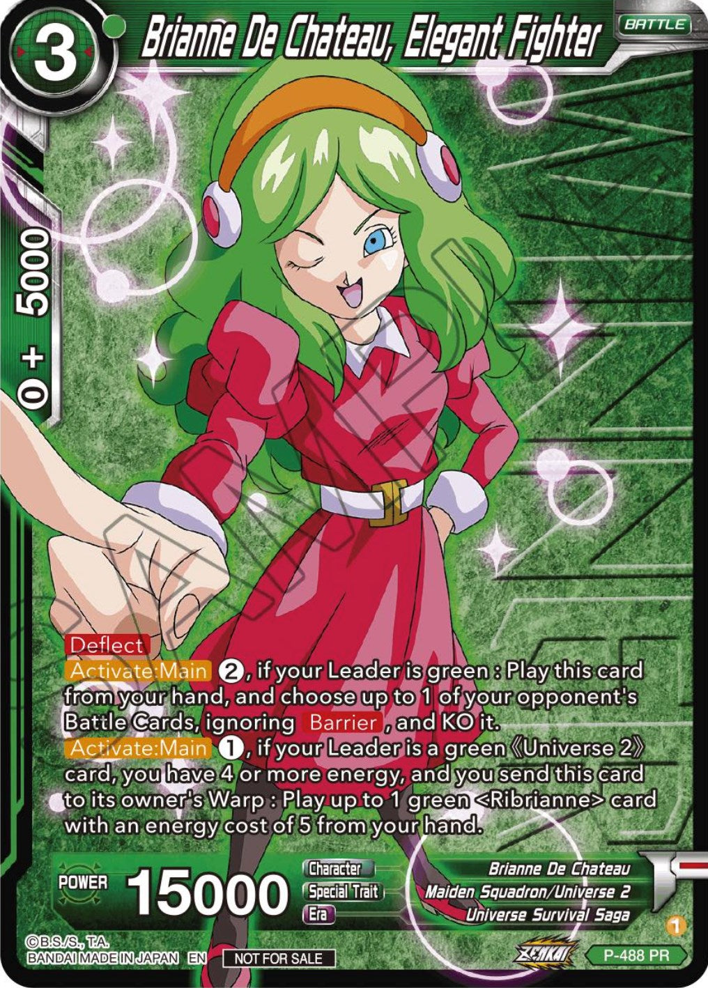 Brianne De Chateau, Elegant Fighter (Zenkai Series Tournament Pack Vol.3 Winner) (P-488) [Tournament Promotion Cards] | Good Games Adelaide SA