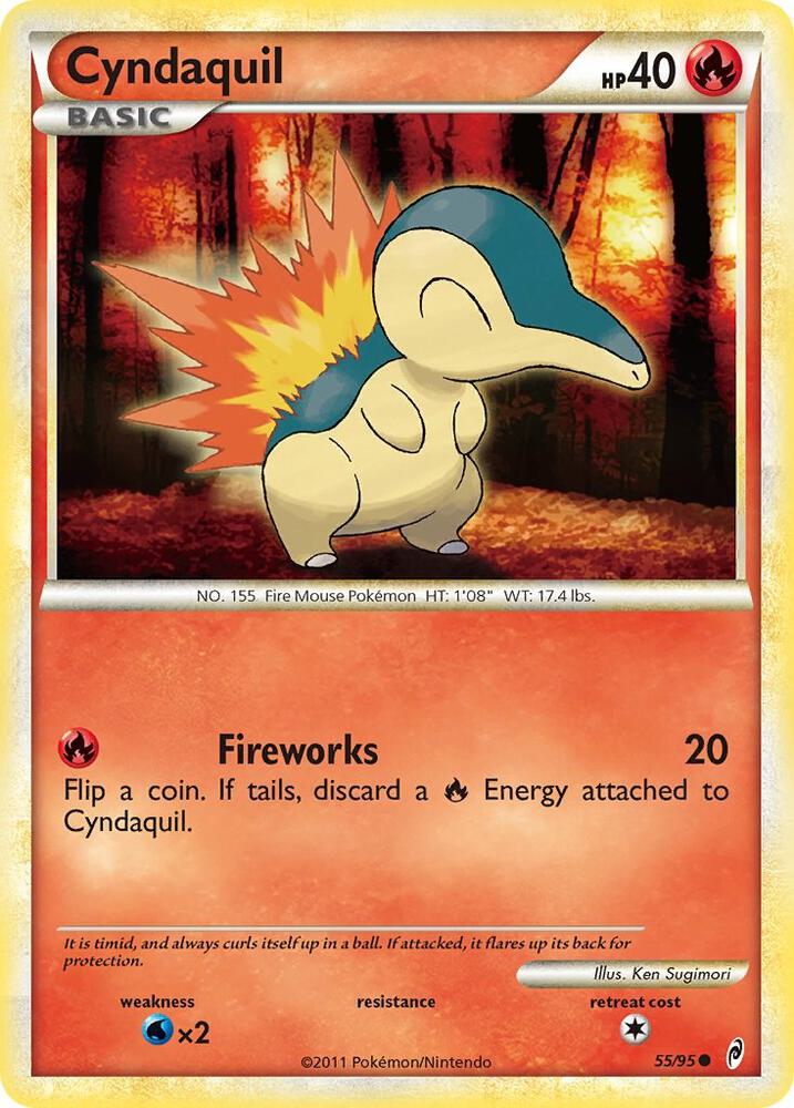 Cyndaquil 55/95 (Call of Legends)  | Good Games Adelaide SA