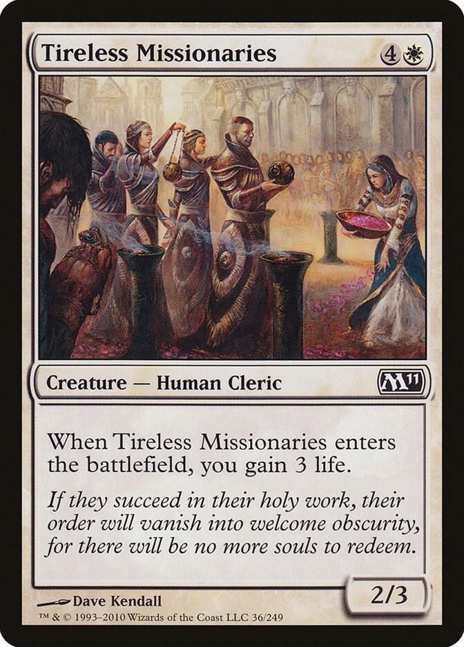 Tireless Missionaries 36 (Magic 2011 (M11))  - Foil | Good Games Adelaide SA