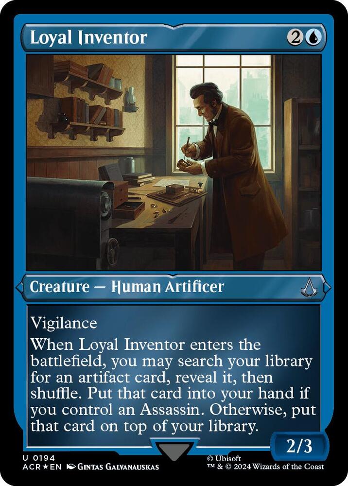 Loyal Inventor 194 (Universes Beyond: Assassin's Creed)  - Foil | Good Games Adelaide SA