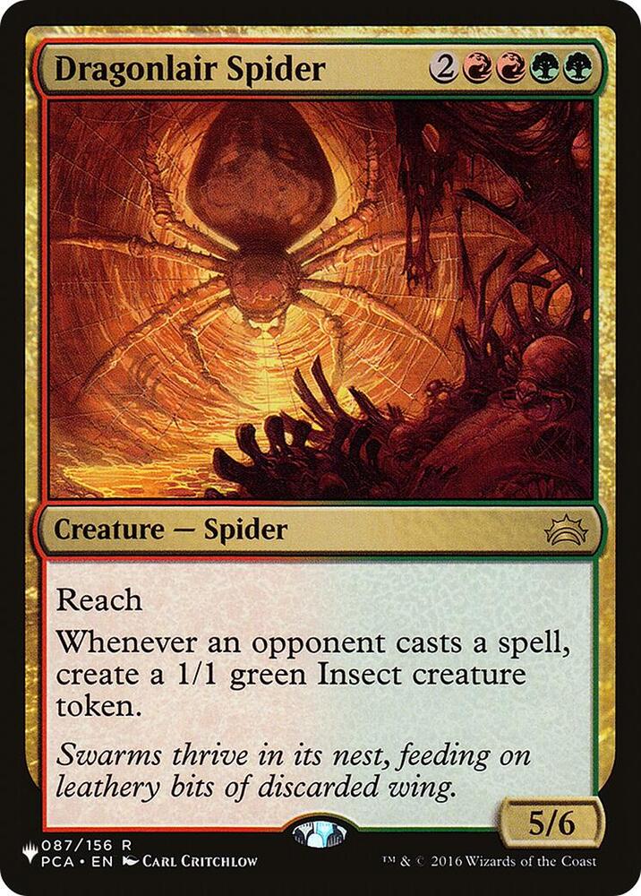 Dragonlair Spider 087/156 (The List Reprints)  | Good Games Adelaide SA