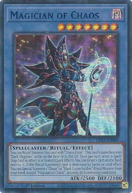 Magician of Chaos (Blue) [LDS3-EN089] Ultra Rare | Good Games Adelaide SA