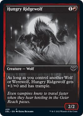 Hungry Ridgewolf 428 (Innistrad: Double Feature)  | Good Games Adelaide SA