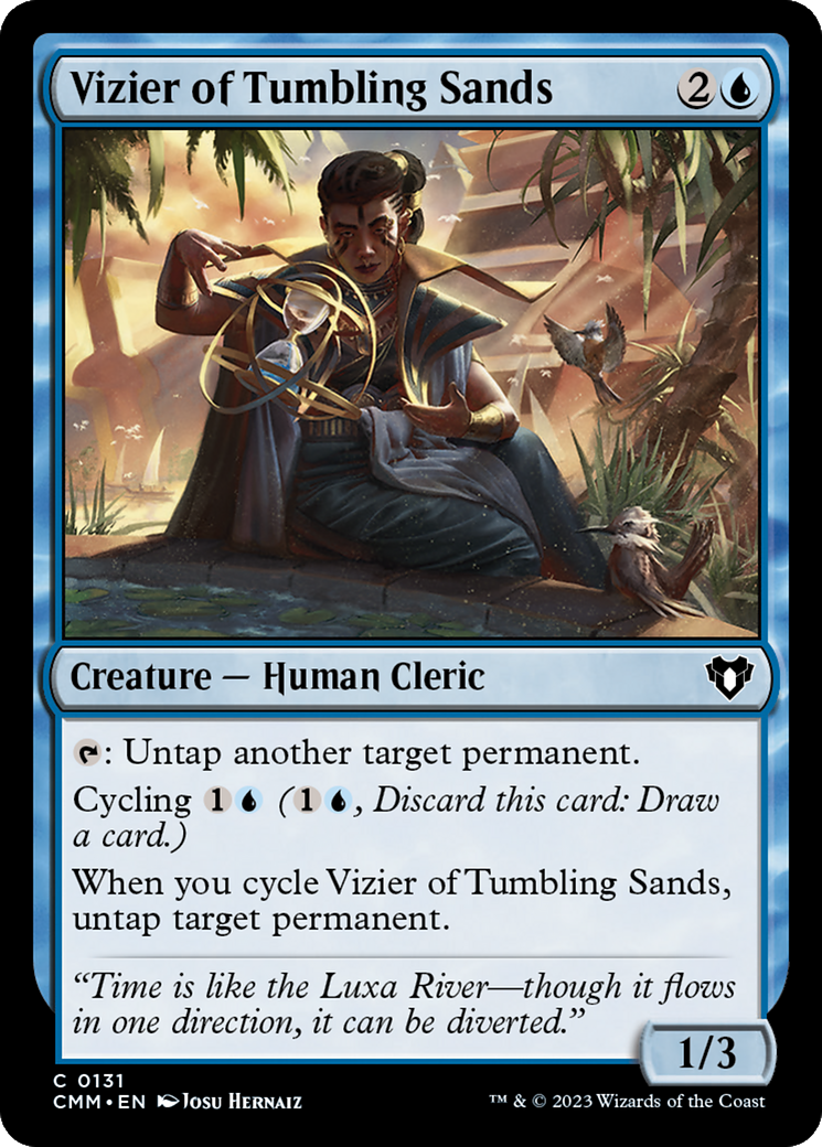 Vizier of Tumbling Sands [Commander Masters] | Good Games Adelaide SA
