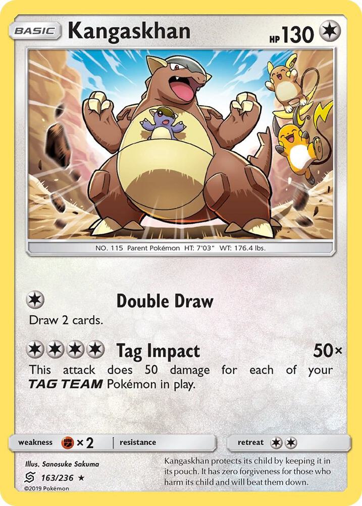 Kangaskhan 163/236 (SM - Unified Minds)  - Holofoil | Good Games Adelaide SA