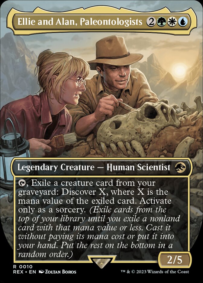 Ellie and Alan, Paleontologists 10 (Universes Beyond: Jurassic World Collection)  - Foil | Good Games Adelaide SA
