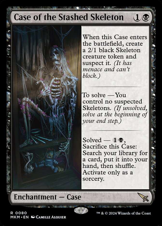 Case of the Stashed Skeleton 80 (Murders at Karlov Manor)  - Foil | Good Games Adelaide SA