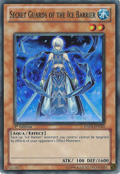 Secret Guards of the Ice Barrier [HA04-EN053] Super Rare | Good Games Adelaide SA
