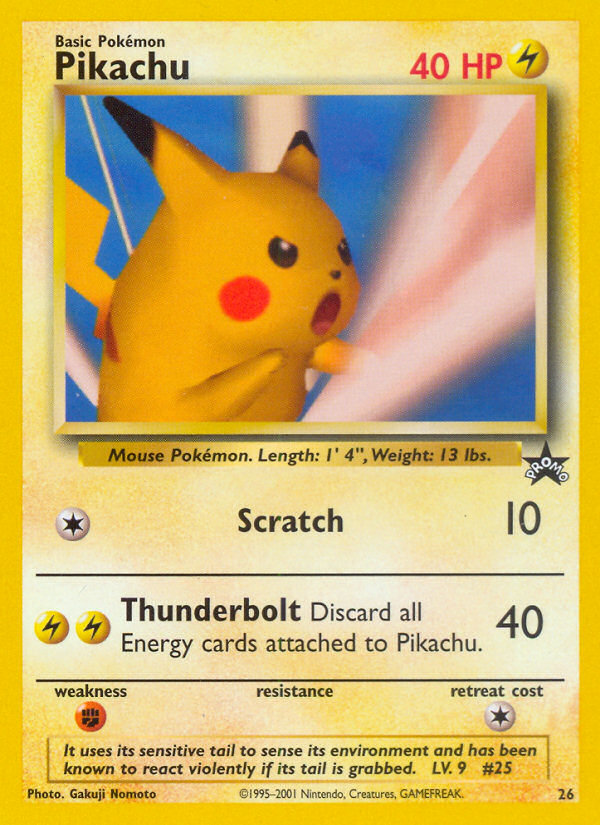 Pikachu (26) [Wizards of the Coast: Black Star Promos] | Good Games Adelaide SA
