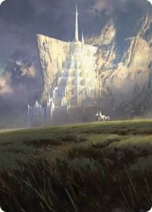 Minas Tirith Art Card 55 (Art Series: Universes Beyond: The Lord of the Rings: Tales of Middle-earth)  | Good Games Adelaide SA