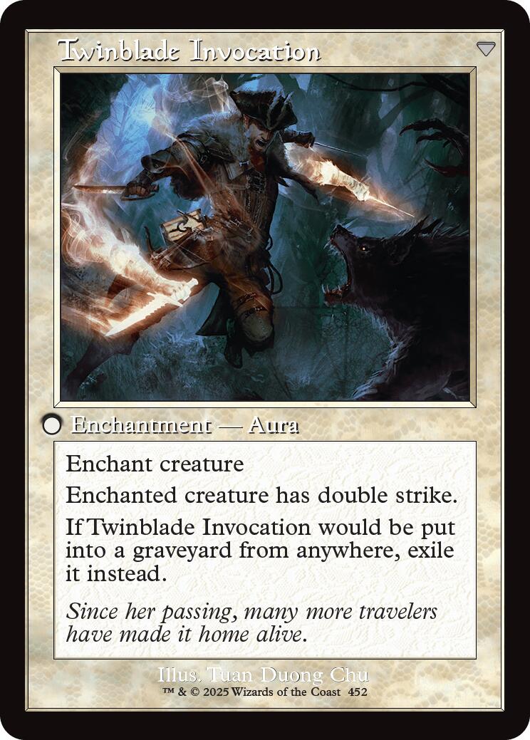 Twinblade Geist // Twinblade Invocation (Retro Frame) [Innistrad Remastered] | Good Games Adelaide SA
