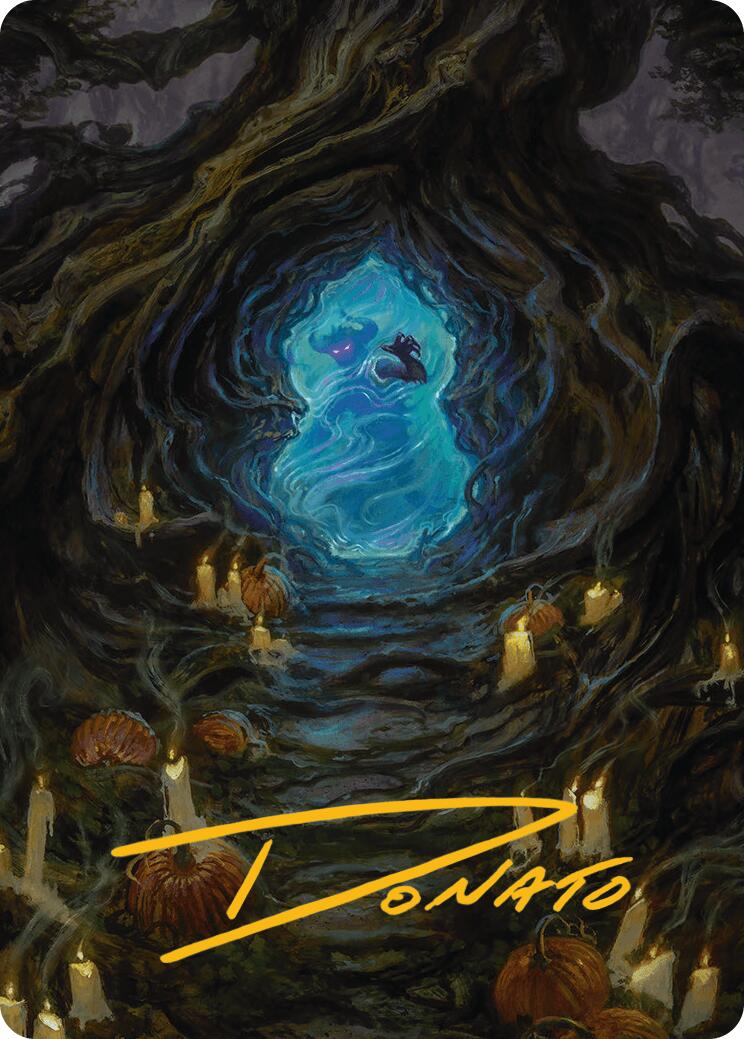 Conjurer's Closet Art Card (Gold-Stamped Signature) [Innistrad Remastered Art Series] | Good Games Adelaide SA