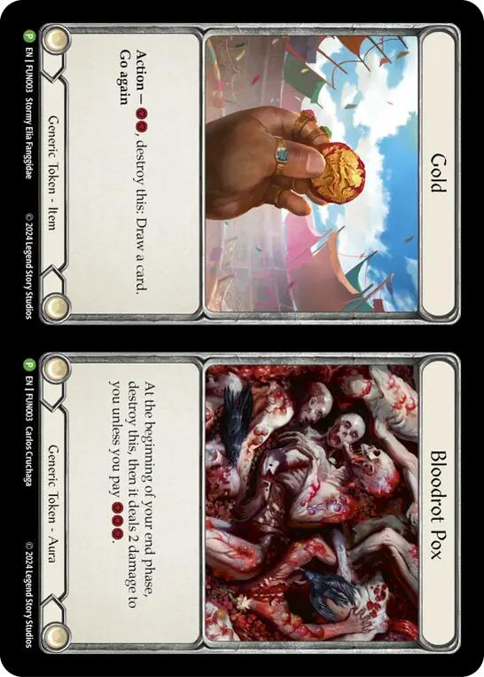 Cracker Bauble // Gold and Bloodrot Pox [LGS360-FUN003] (Promo) | Good Games Adelaide SA