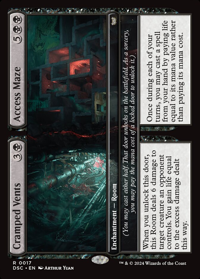 Cramped Vents // Access Maze 17 (Commander: Duskmourn: House of Horror)  | Good Games Adelaide SA
